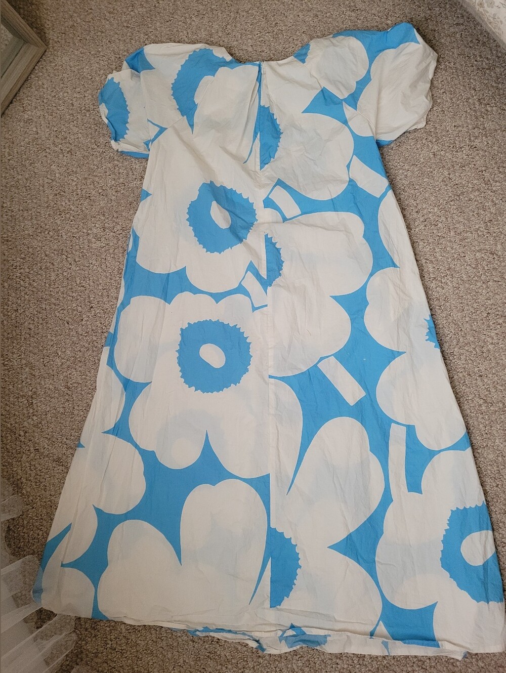 Marimekko Juhlinta Unikko Popline Maxi Dress. Retail Price $575 - Picture 6 of 8